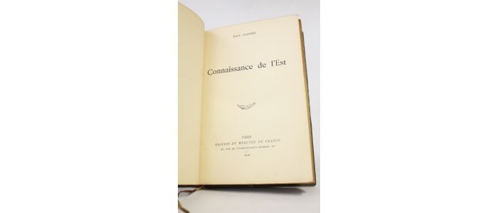 CLAUDEL : Connaissance de l'est - First edition - Edition-Originale.com