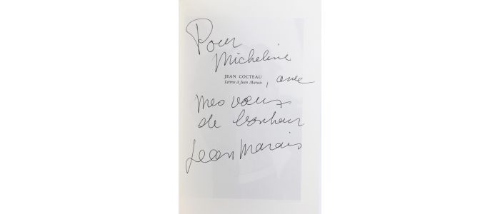 COCTEAU : Lettres à Jean Marais - Signed book, First edition - Edition-Originale.com