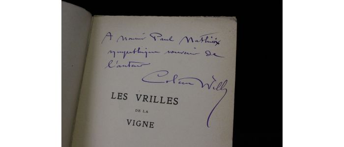 COLETTE : Les vrilles de la vigne - Signiert, Erste Ausgabe - Edition-Originale.com