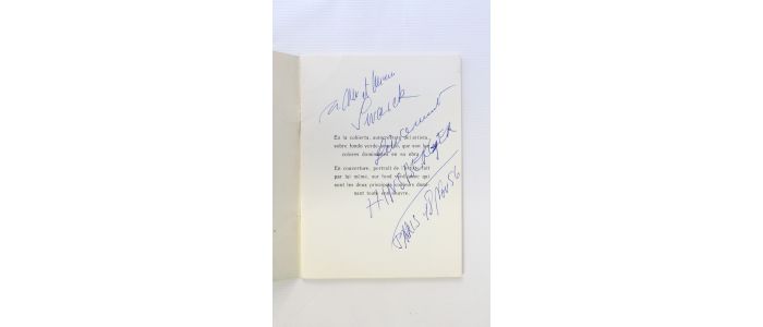 COLLECTIF : Alexis Hinsberger - Autographe, Edition Originale - Edition-Originale.com