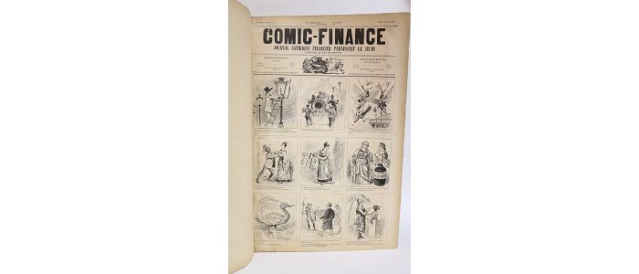 COLLECTIF : Comic-finance - Journal satirique financier paraissant le jeudi - Année 1887 complète (52 numéros) - First edition - Edition-Originale.com