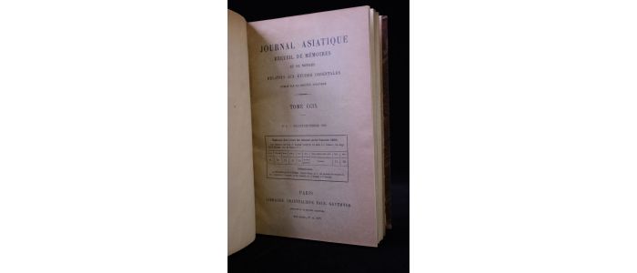 COLLECTIF : Journal asiatique  - First edition - Edition-Originale.com
