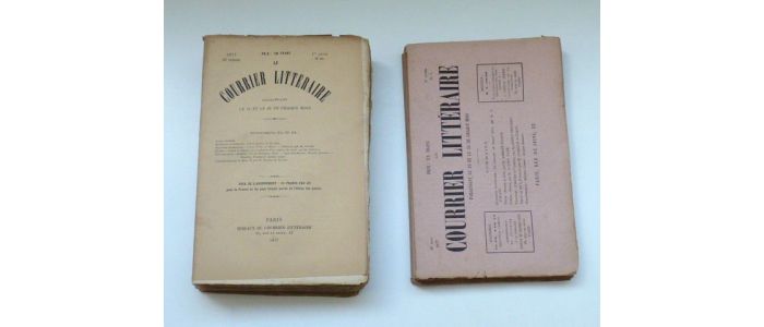 COLLECTIF : Le Courrier Littéraire. 1876-1877 - First edition - Edition-Originale.com