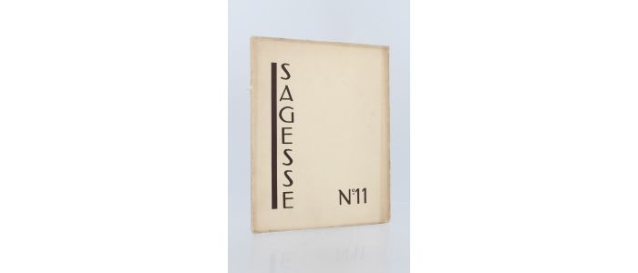 COLLECTIF : Sagesse, Cahiers de Littérature et d'Art N°11 - Edition Originale - Edition-Originale.com