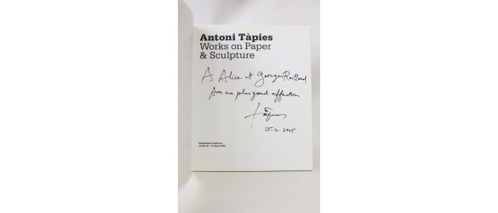 COLLECTIF : Works on paper & sculpture - Libro autografato, Prima edizione - Edition-Originale.com