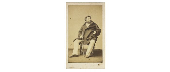 COURBET : [PHOTOGRAPHIE] Portrait photographique de Gustave Courbet à la canne - Edition Originale - Edition-Originale.com