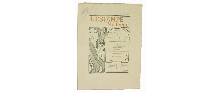Couverture de L'Estampe Moderne n°11 mars 1898 - Prima edizione - Edition-Originale.com