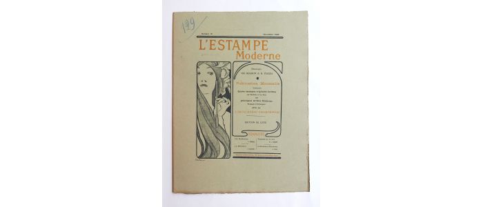 Couverture de L'Estampe Moderne n°19 novembre 1898 - Edition Originale - Edition-Originale.com
