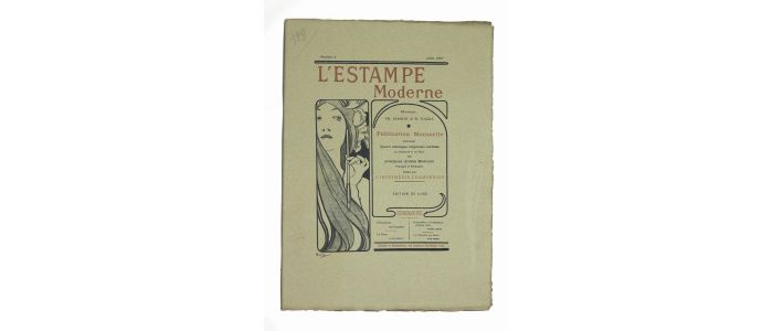Couverture de L'Estampe Moderne n°3 juillet 1897 - First edition - Edition-Originale.com