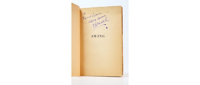 VIAN : Swing - Libro autografato, Prima edizione - Edition-Originale.com