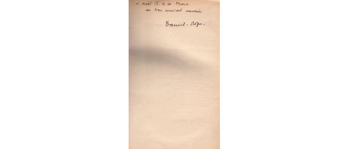 DANIEL-ROPS : Le coeur complice - Signed book, First edition - Edition-Originale.com