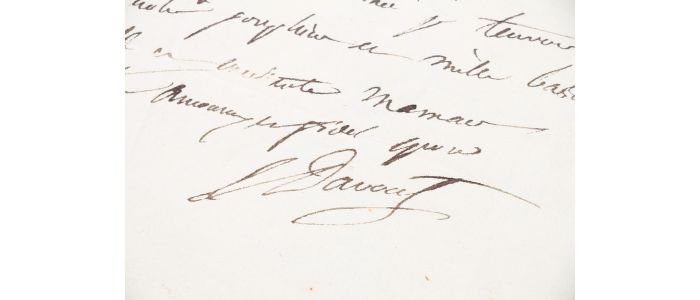 DAVOUT : Lettre autographe signée à sa femme Aimée Leclerc depuis le champ de bataille de Pultusk - Signed book, First edition - Edition-Originale.com