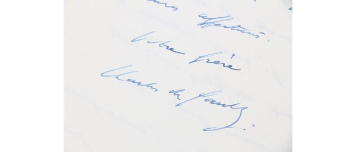 DE GAULLE : Lettre autographe signée adressée à une dame prénommée Lada lui présentant ses voeux : 