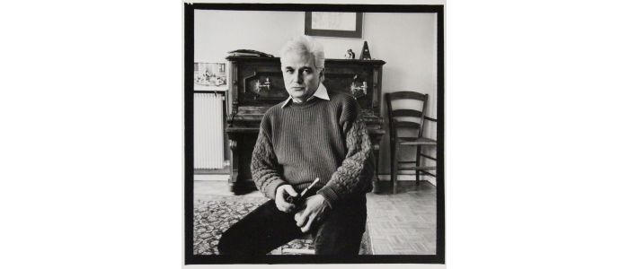 DERRIDA : Portrait de Jacques Derrida. Photographie Originale de l'artiste - Erste Ausgabe - Edition-Originale.com