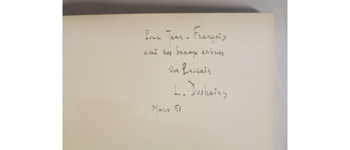 DESHAIRS : Louis Jourdan - Autographe, Edition Originale - Edition-Originale.com
