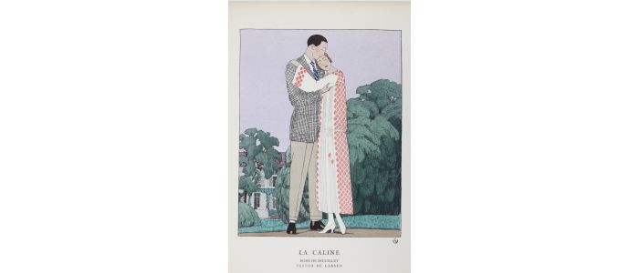 DOEUILLET : La Câline. Robe de Doeuillet. Veston de Larsen (pl.43, La Gazette du Bon ton, 1922 n°6) - First edition - Edition-Originale.com