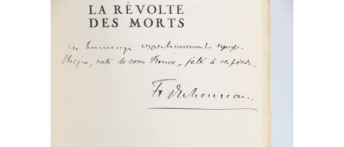 DUHOURCAU : La révolte des morts - Libro autografato, Prima edizione - Edition-Originale.com