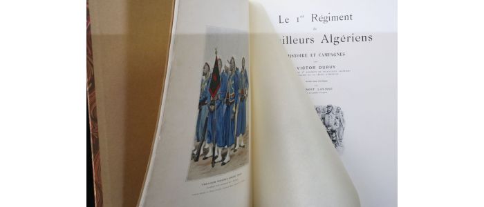 DURUY : Le 1er régiment de tirailleurs algériens. Histoire et campagnes - Prima edizione - Edition-Originale.com