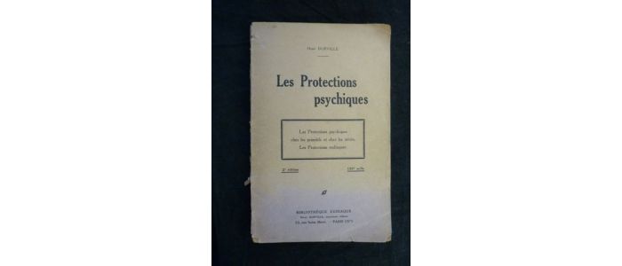 DURVILLE : Les protections psychiques - Edition-Originale.com