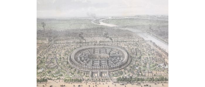 Exposition universelle de 1867 - Paris et ses ruines, Lithographie originale - Edition Originale - Edition-Originale.com