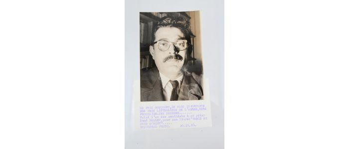 FALLET : [PHOTOGRAPHIE] Portrait photographique de René Fallet - Erste Ausgabe - Edition-Originale.com