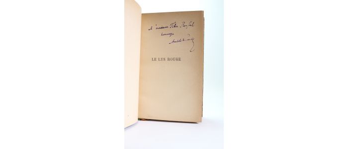 FRANCE : Le lys rouge - Signiert - Edition-Originale.com