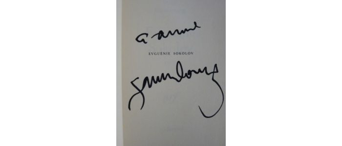 GAINSBOURG : Evguénie Sokolov - Signiert, Erste Ausgabe - Edition-Originale.com