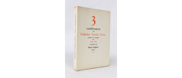 GARCIA LORCA : 3 conférences - First edition - Edition-Originale.com