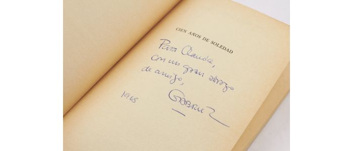 GARCIA MARQUEZ : Cien Años de Soledad - Libro autografato - Edition-Originale.com