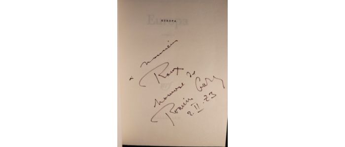 GARY : Europa - Libro autografato, Prima edizione - Edition-Originale.com