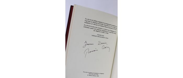  Les Cerfs volants Roman Signature de l'auteur Compagnon de la  Libération - Gary Romain - Livres
