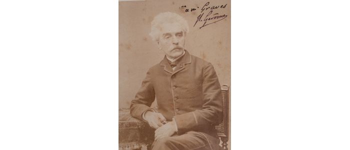 GEROME : [PHOTOGRAPHIE] Portrait photographique de Jean-Léon Gérôme dédicacé - Signed book, First edition - Edition-Originale.com