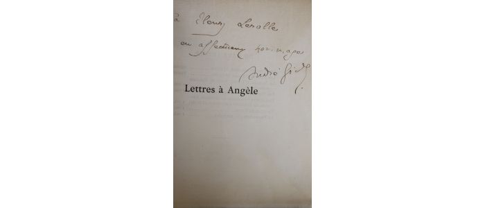 GIDE : Lettres à Angèle - Autographe, Edition Originale - Edition-Originale.com