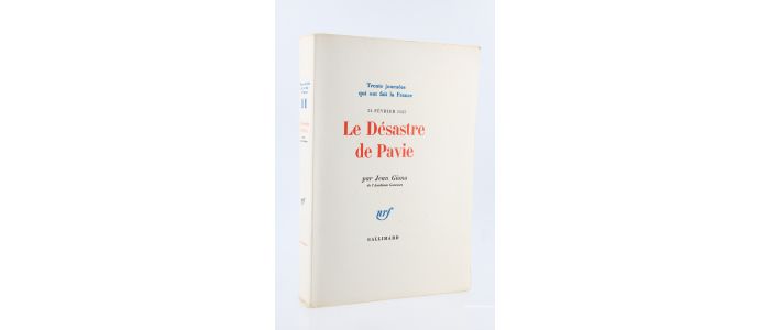 GIONO : Le Désastre de Pavie - Prima edizione - Edition-Originale.com