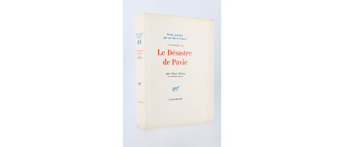GIONO : Le Désastre de Pavie - Prima edizione - Edition-Originale.com