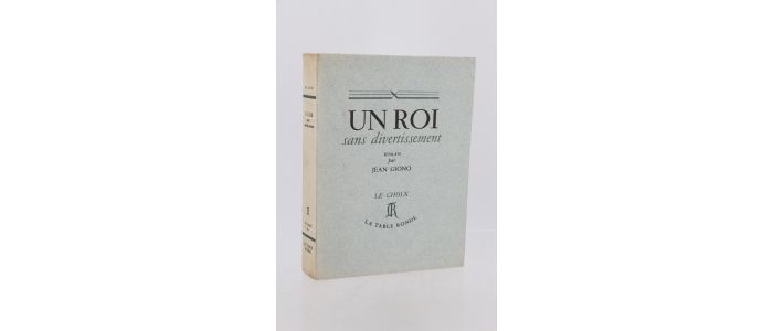 GIONO : Un roi sans divertissement - First edition - Edition-Originale.com