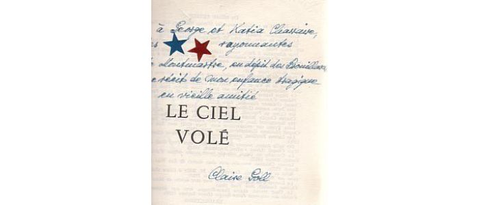 GOLL : Le ciel volé - Signiert, Erste Ausgabe - Edition-Originale.com
