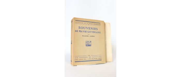 GORKI : Souvenirs de ma vie littéraire - Prima edizione - Edition-Originale.com