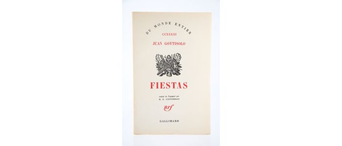 GOYTISOLO : Fiestas - Edition Originale - Edition-Originale.com