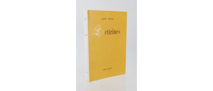 GRACQ : Lettrines - First edition - Edition-Originale.com