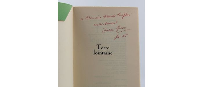 GREEN : Terre lointaine - Signed book, First edition - Edition-Originale.com