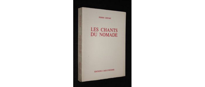 GRIPARI : Les chants du nomade - First edition - Edition-Originale.com