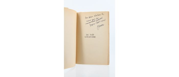 GUTH : Le Naïf Locataire - Signed book, First edition - Edition-Originale.com