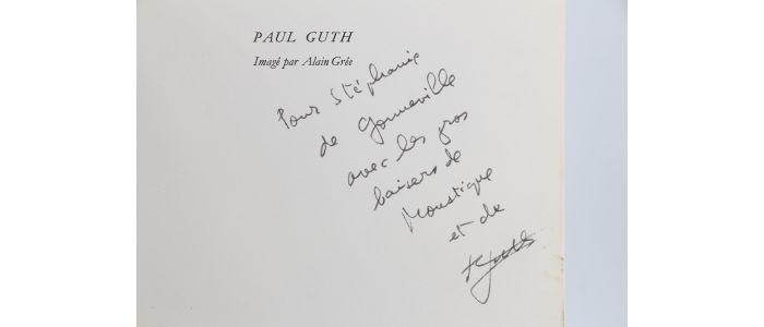 GUTH : Moustique dans la lune - Autographe, Edition Originale - Edition-Originale.com