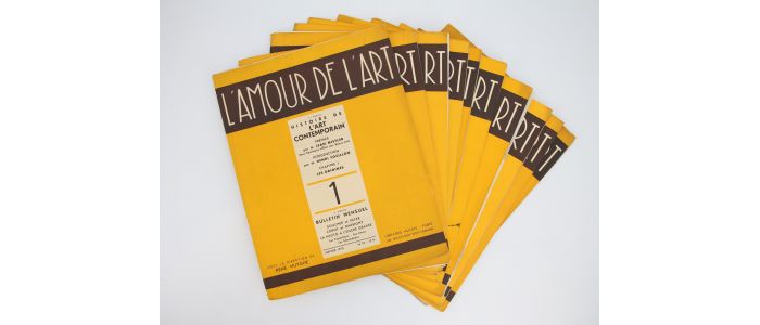 HUYGHE : L'Amour de l'Art. - Quatorzième Année complète du N°1 au N°10 - Erste Ausgabe - Edition-Originale.com
