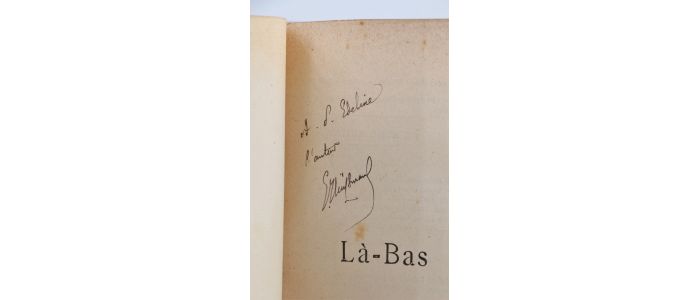 HUYSMANS : Là-bas - Libro autografato, Prima edizione - Edition-Originale.com