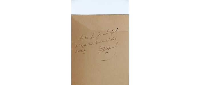 HUYSMANS : La Bièvre - Autographe - Edition-Originale.com
