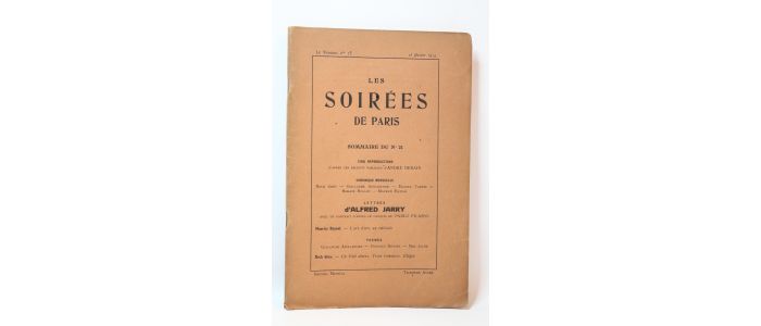 JARRY : Les soirées de Paris N°21 de la 3ème année - First edition - Edition-Originale.com