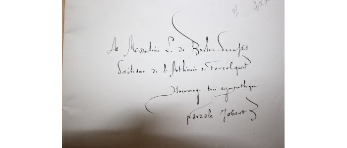 JOBERT : Myosotis à la vierge, sonnets - Signed book, First edition - Edition-Originale.com