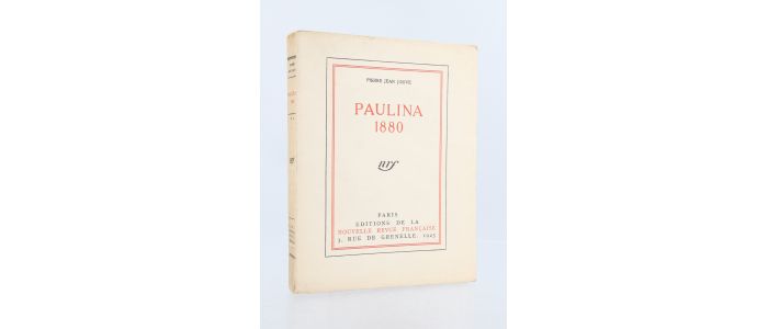 JOUVE : Paulina 1880 - Edition Originale - Edition-Originale.com
